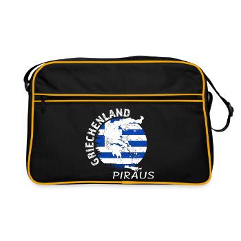 Pirée - Sac Retro - noir/or - Devant