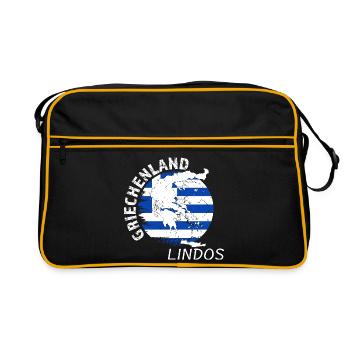 Lindos - Sac Retro - noir/or - Devant