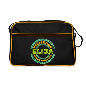 Elijah Elijah - Retro Bag - black/gold - Front