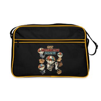 Cat Distribution System - Retro Bag - black/gold - Front