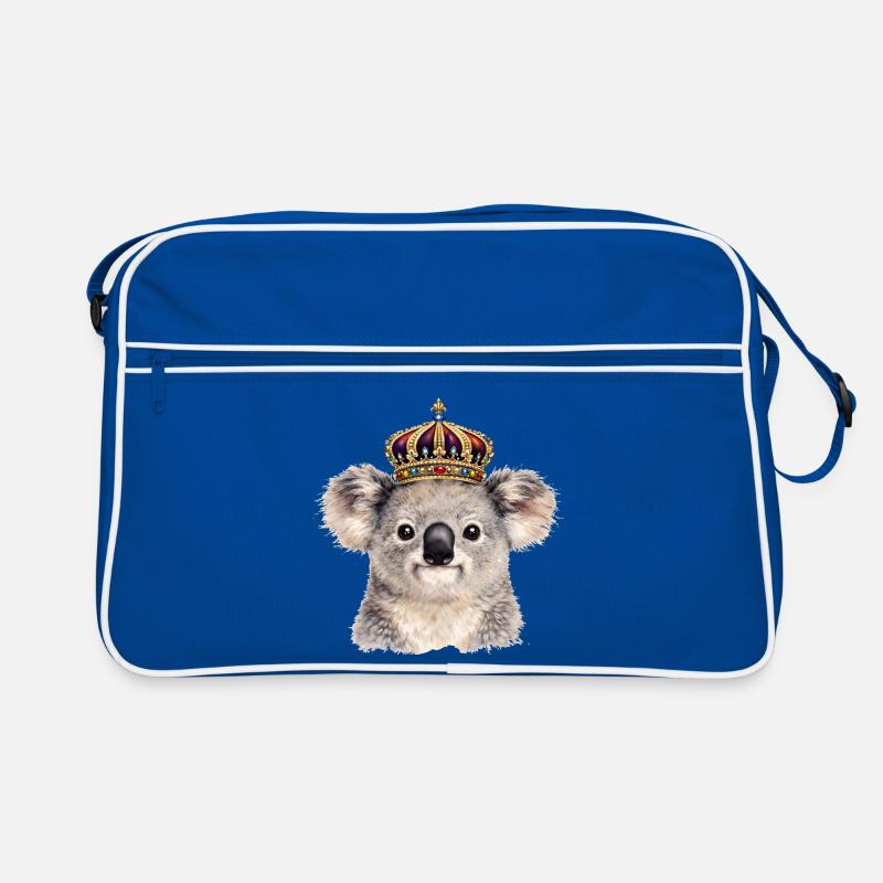 Koala royal avec couronne Sac Retro