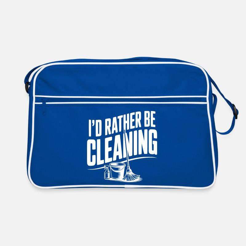 I'd Rather Be Cleaning Retro Bag