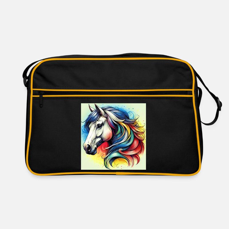 Pferd Retro Tasche