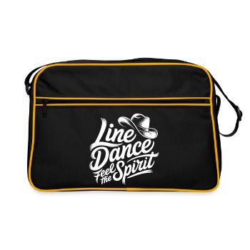 Line Dance Spirit - Sac Retro - noir/or - Devant