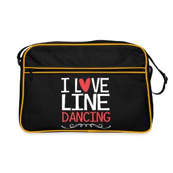 Line Dance - Retro Bag - black/gold - Front