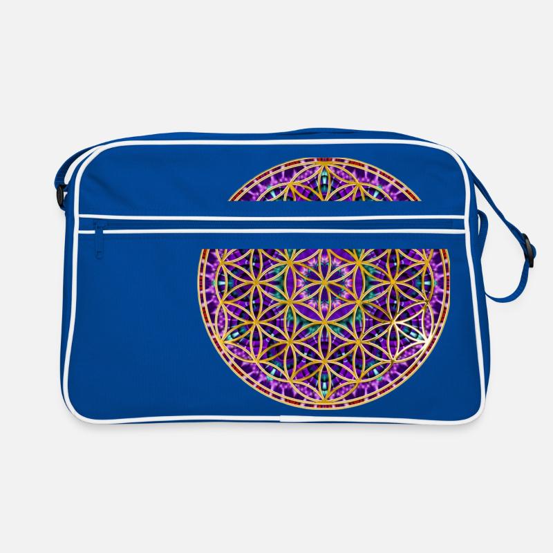 Blume des Lebens - Mandala Retro Tasche