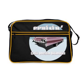 Cadillac Coupe de Ville - Retro Bag - black/gold - Front