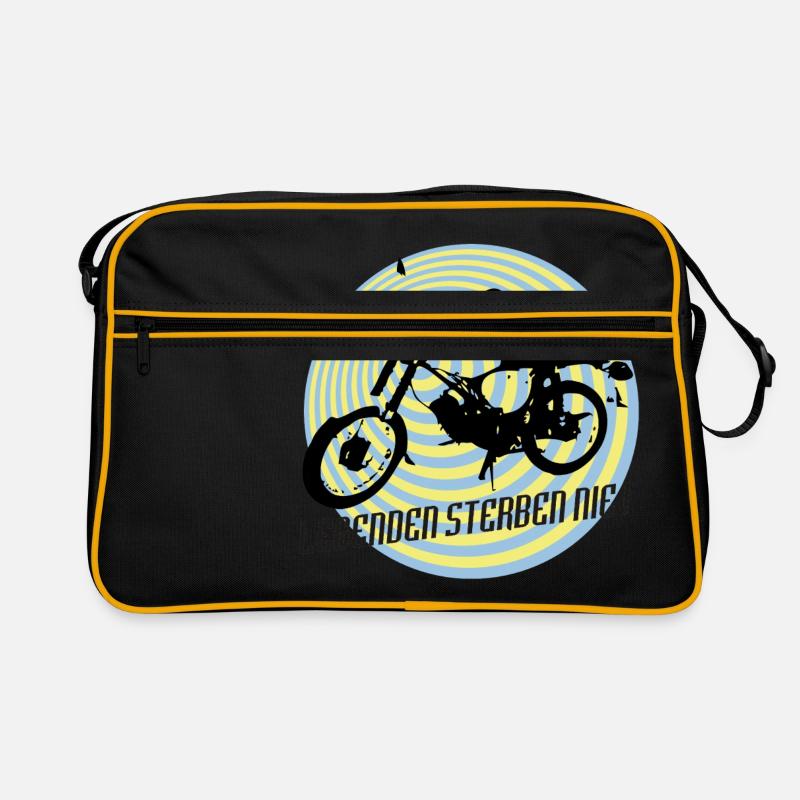 S51 Legenden - Retro Tasche - Schwarz/Gold