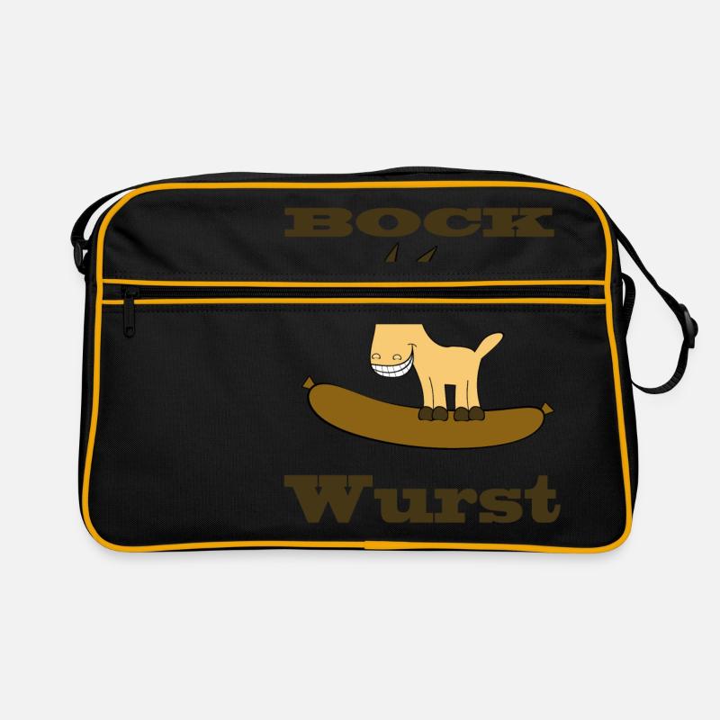 Comic Bock - Bock auf Wurst Retro Tasche