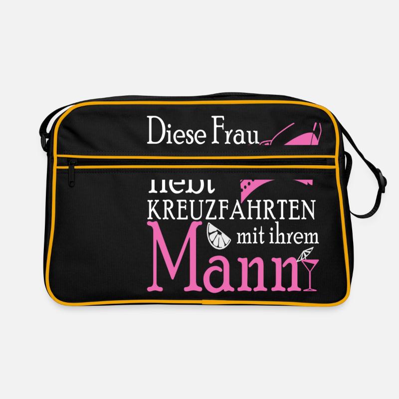 Kreuzfahrten mit dem Mann Retro Tasche