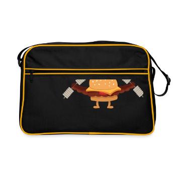 Burger builder - Sac Retro - noir/or - Devant