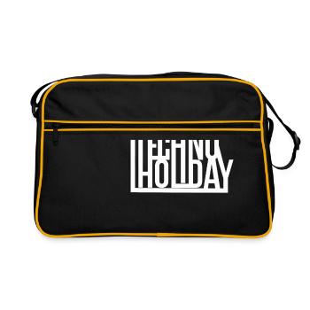 Techno Holiday - Sac Retro - noir/or - Devant