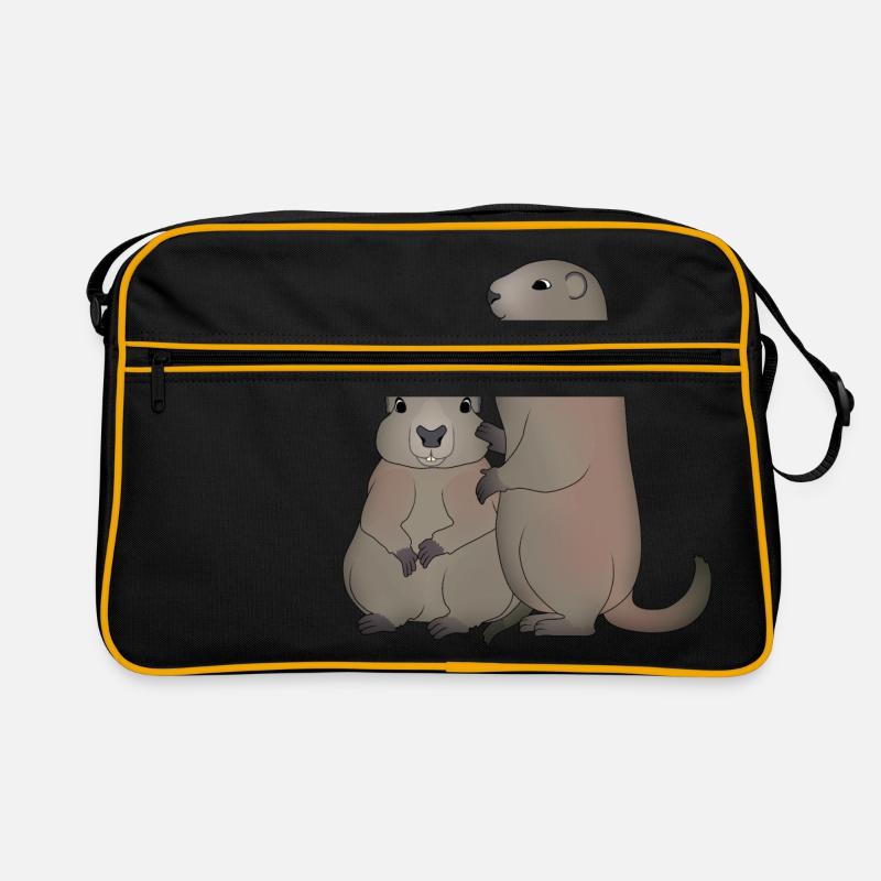 Two marmots Retro Bag