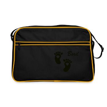 Bout'chou à Bord ! - Sac Retro - noir/or - Devant