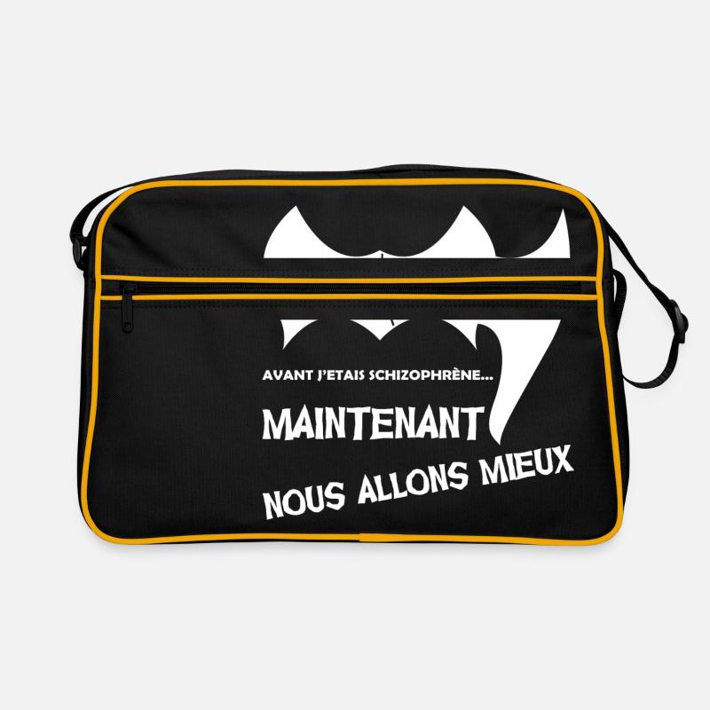 Avant j'étais schizophrène ... Sac Retro