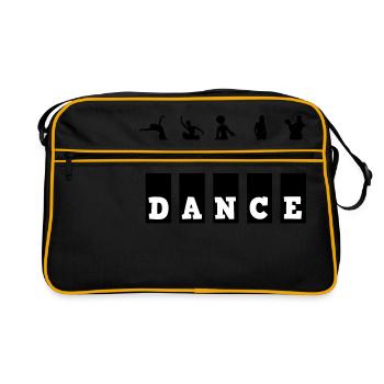 Dance dance dancing - Retro Bag - black/gold - Front