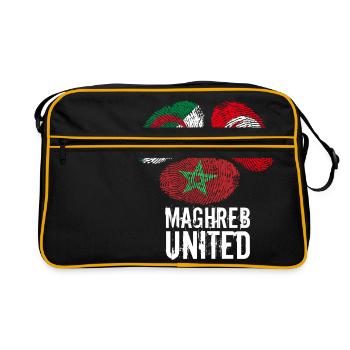 MAGHREB UNITED المغرب - Sac Retro - noir/or - Devant