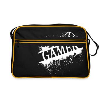 Gamer - Passion - Sac Retro - noir/or - Devant