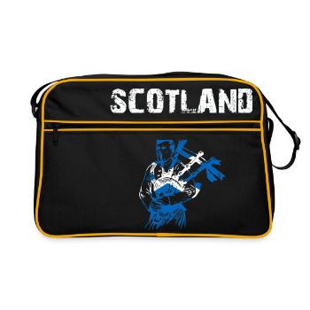 Nation Design Scotland Bagpipe ZPfdXt - Retro Bag - black/gold - Front