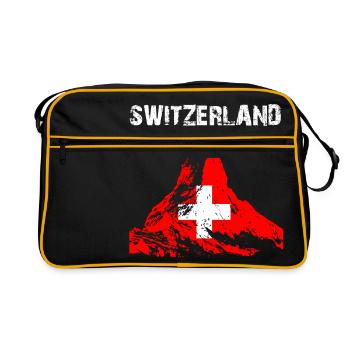 Nation Design Switzerland Matterhorn 85ni - Retro Bag - black/gold - Front