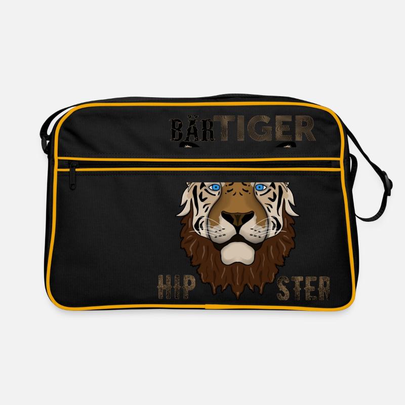 BärTiger Hipster Retro Tasche