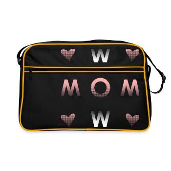 WOW MOM - Retro Bag - black/gold - Front