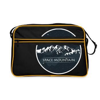 Cadeau montagne MONTAGNE - Sac Retro - noir/or - Devant