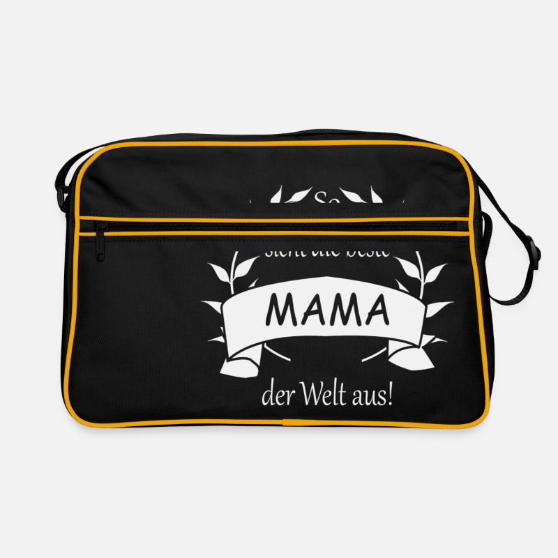 So sieht die beste Mama der Welt aus Retro Tasche