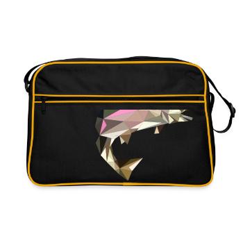 FVA truite magnetoscope - Sac Retro - noir/or - Devant