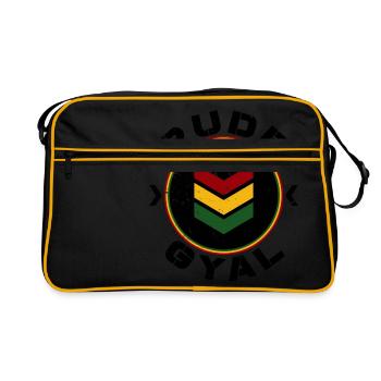 Rude Gyal - Sac Retro - noir/or - Devant