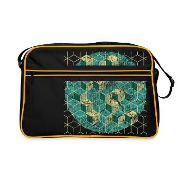 geometry - Retro Bag - black/gold - Front