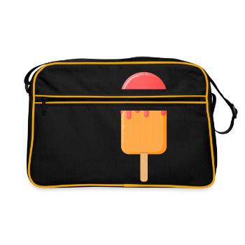 Sucettes 001 allround Designs - Sac Retro - noir/or - Devant