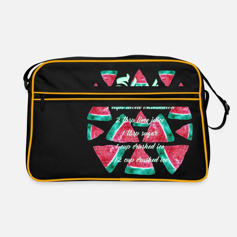 Wassermelonen Slush Retro Tasche