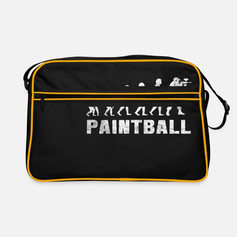 Evolution de paintball 2.0 - T-shirt paintball - Sac Retro - noir/or