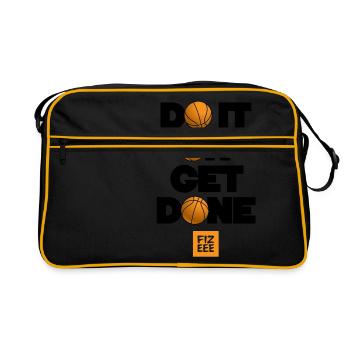 FAIRE OU FAIT GET! LA COLLECTION DE MOTIVATION - Sac Retro - noir/or - Devant