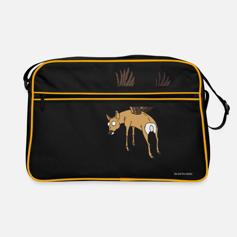 cerfs volants - Sac Retro - noir/or