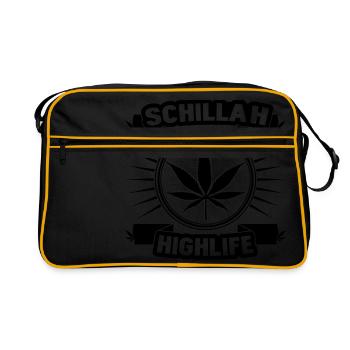 Schillah - High Life Noir 01 - Sac Retro - noir/or - Devant