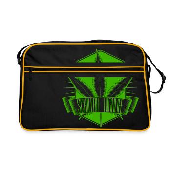 Schillah - High Life Vert 02 - Sac Retro - noir/or - Devant
