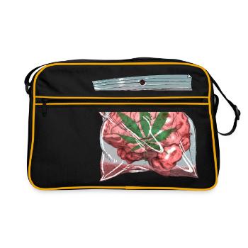 Brain - Sac Retro - noir/or - Devant