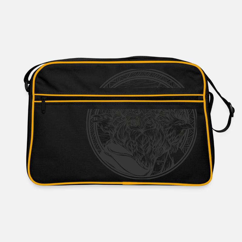 Odin avec ses corbeaux Sac Retro