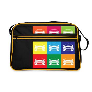 Multi Colour Impreza - Retro Bag - black/gold - Front