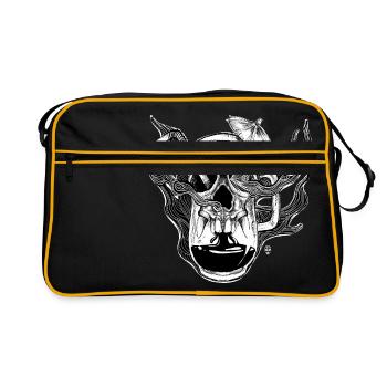Poison Cocktail - Retro Tasche - Schwarz/Gold - Vorne