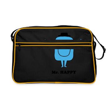 Mr happy - Sac Retro - noir/or - Devant