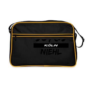 50735 Cologne Niehl - Retro Bag - black/gold - Front
