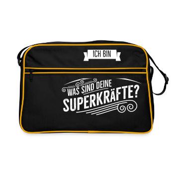 Gestalter - Retro Tasche - Schwarz/Gold - Vorne