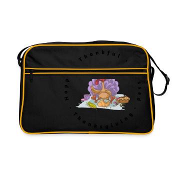 SASSY THANKSGIVING TURKEY B lcbo - Retro Bag - black/gold - Front