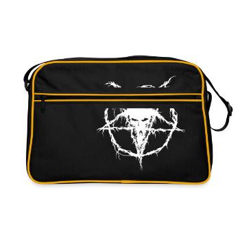 blanc de chèvre - Sac Retro - noir/or - Devant