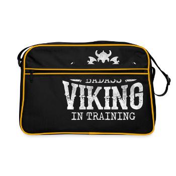 Badass dans la formation Viking - Sac Retro - noir/or - Devant