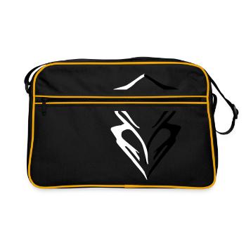 Logo Summit Mountain - Sac Retro - noir/or - Devant