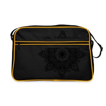 Mandala - Retro Bag - black/gold - Front